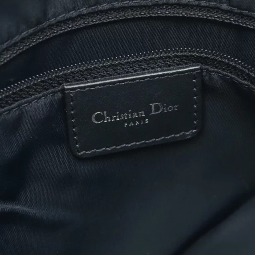 Dior Canvas Christian Black  Blue Shoulder Navy Bag Trotter - Picture 4 of 9